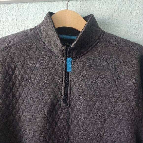 J. Crew the Authentic fleece pullover quarter zip up new with tags - Picture 7 of 10